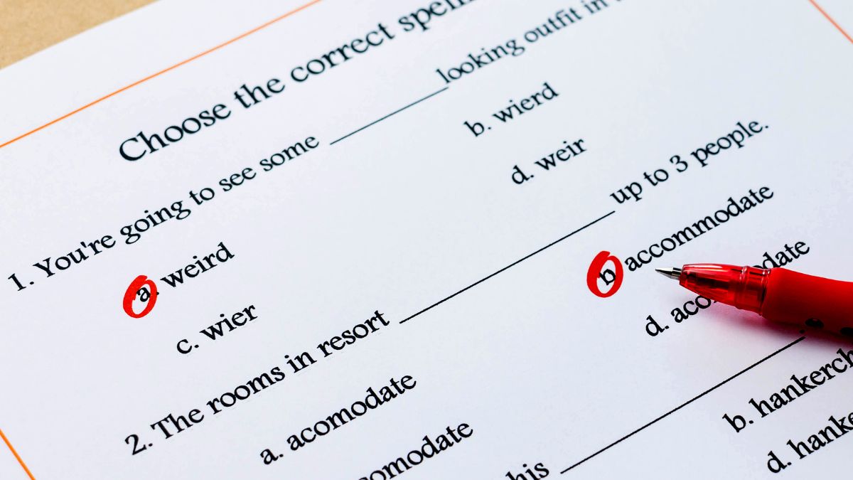 examen de inglés